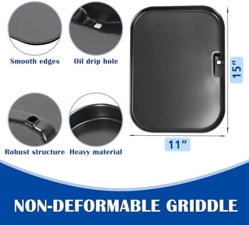 Griddle & Smoke Rack Kit for Ninja Woodfire OG700/321 Grill Accessories - Image 3