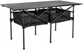 WUROMISE Sanny LargeOutdoor Folding Picnic Camping Table,55"X 27.56"Portable Aluminum Roll-up Table with Storage Carry Bag for RV Travel,Indoor,Outdoor,Camping, Beach,Backyard,BBQ,Party,Patio,Picnic by WUROMISE