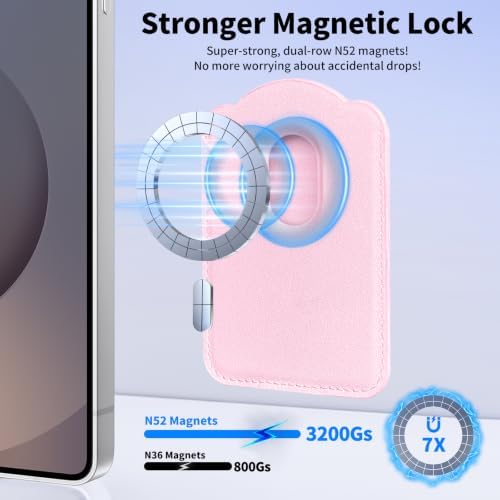 Magnetic Wallet for Samsung & iPhone with Magsafe Case, Pink - Image 2