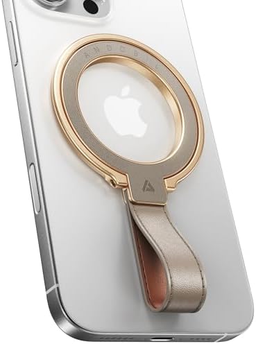 andobil 2026 Premium Leather Magnetic Phone Grip Holder for MagSafe, Stable by Andobil