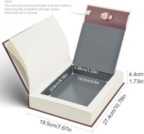 Decorative Book Safe with Key Lock - Image 4