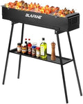 Charcoal Grill, Portable BBQ Grill with Removable Stand & Shelf by Unknown