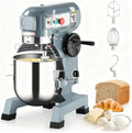 Commercial Food Mixer 30QT, Commercial Mixer with 3 Adjustable Speeds, Dough Mixer Timing Function, Commercial Stand Mixer with Stainless Steel Bowl for Schools Bakeries Pizzerias by Unknown