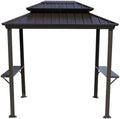 Kozyard 6' x 8' BBQ Hardtop Grill Gazebo, Outdoor Grill Shelter by Kozyard