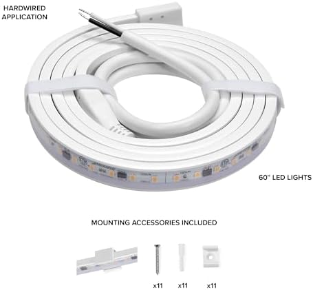 Maxxima 60 in. Hardwired LED Under Cabinet Strip Light, 2300 Lumens, 3000K - Image 3