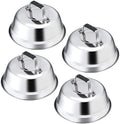 Leonyo Heavy Duty 9IN Stainless Steel Griddle Basting Cover Dome, 4 Pack by Leonyo