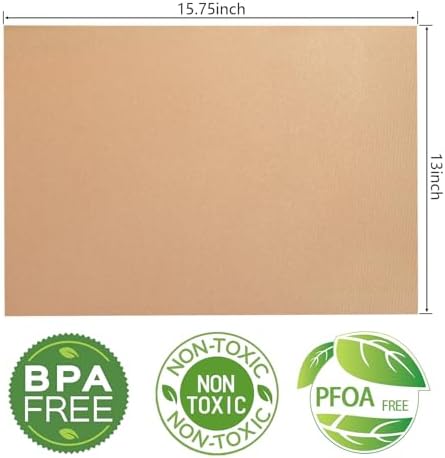 Copper Grill Mats for Gas Grill, Set of 9, 15.75 x 13 Inch - Image 2