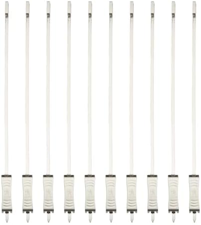 HENCKELS BBQ 10-pc Stainless Steel Skewer Set, Grilling Skewers with Food Slider, Durable Metal Kebab Sticks for Outdoor Grill, Reusable and Dishwasher Safe by Unknown