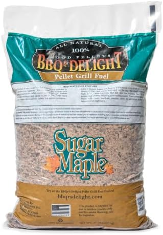 BBQR's Delight Sugar Maple Wood Pellets for Smoker & Grill, Premium BBQ Smoking Pellets, 20 lb Bag - Image 3