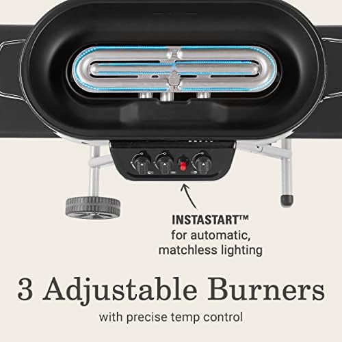 Coleman RoadTrip 285 Portable Propane Grill, 3 Burners, Green - Image 4