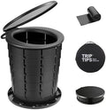 TRIPTIPS Upgrade Retractable Portable Toilet Travel Toilet Adjustable Height Camping Toilet Portable Potty for Adults Kids, Foldable Portable Toilet for Camping/Car by Triptips
