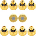 10Pcs Brass Misting Nozzle - 0.004" Orifice (0.1mm) Dia 10/24 UNC Replacement Heads for Outdoor Cooling System (0.1mm) by ZXUEZHENG