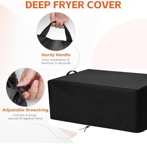 Grill Cover Compatible with SKOK 3 Burners Outdoor Tabletop Gas - Image 3