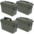 Sheffield Ammo Box Made in USA, Stackable Lockable Ammo Storage Box, Green by Sheffield