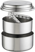 MSR Alpine 2 Stainless Steel Camping Pot Set by Unknown