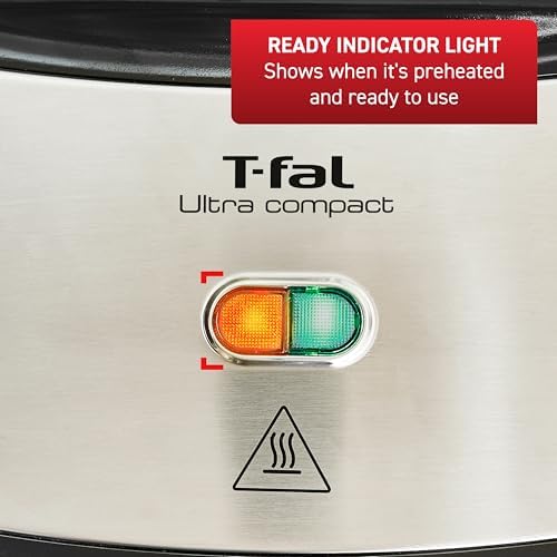T-fal Compact Sandwich Maker and Panini Press, 625W, Nonstick Grill - Image 5