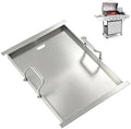 Half-Size Stainless Steel Flat Top Griddle Insert for Captiva Designs GR001 by Grilleroy