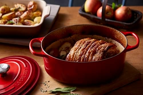 Le Creuset Enameled Cast Iron Oval Dutch Oven, 5 qt, Cerise - Image 6