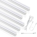 T5 LED Shop Lights 4FT, 20W 2300lm 5000K, Cabinet and Garage Light 6 Pack by SUNLINKCO