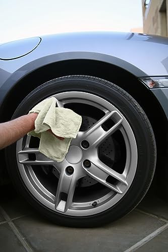 Avalon Towels Cotton Shop Rags – (Pack of 150) Size 12x14 Inches Cleaning Rags – Absorbent Shop Towels and Multipurpose Cleaning Towels for Automobiles, Industries, Garage and Homes (Natural) - Image 3