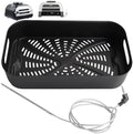 Nonstick Crisper Basket & Meat Probe for Ninja FG551/FG550 Foodi XL Grill by WEBROIL