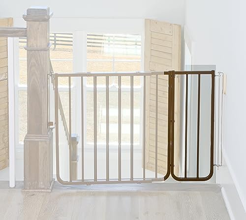Cardinal Gates BX1 10.5 in Baby Gate Extension, Brown - Image 2