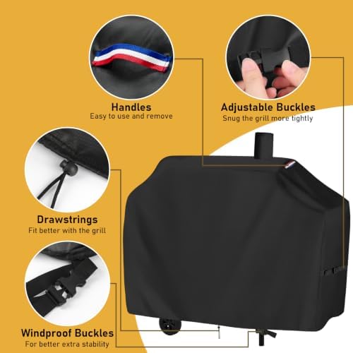 Grill Cover for Realcook Charcoal Grill, BBQ Grill Cover - Image 3