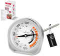 Leave in Probe Meat Thermometer Oven Safe Dual Pointer Dial BBQ Grill by Unknown