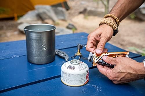OUTDOOR ELEMENT Handled™ Pot Gripper & Recycler – Lightweight Camp Kitchen Tool | Safe Potholder, Fuel Canister Recycling & Essential Compact Camping, Backpacking, Overlanding & Outdoor Cooking Gear - Image 4