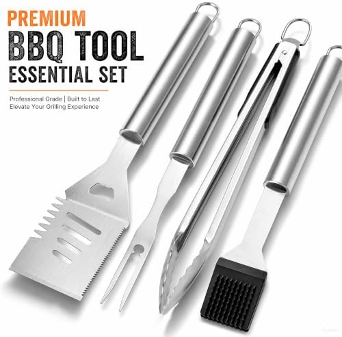 MUYFIO 32 Pcs BBQ Grill Accessories, Heavy Duty Grill Tools Set, BBQ Gifts - Image 2