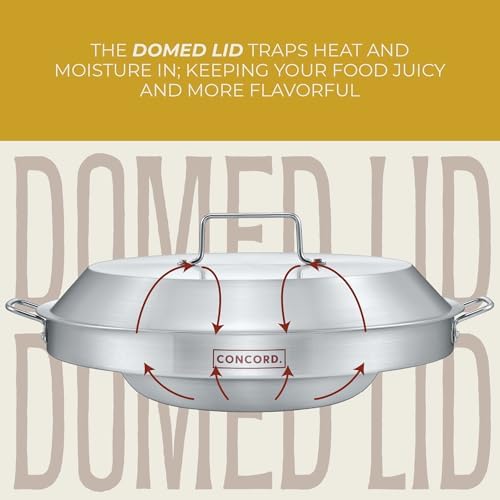 CONCORD Stainless Steel 3 Piece 22" Comal Cookware Set. Comales Discada Set - Image 4