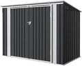 Greesum 5.8x3.3 FT Outdoor Storage Shed, Black by BuynowfromGreesum