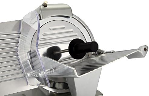 BESWOOD 10" Electric Deli Meat Slicer, Cheese Food Slicer with Premium Chromium-plated Steel Blade, for Commercial and for Home Use 240W, BESWOOD250 - Image 2
