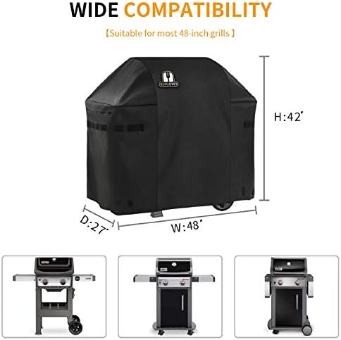 Grill Cover for 48 Inch Weber Spirit 2 Gas Grill - Image 2