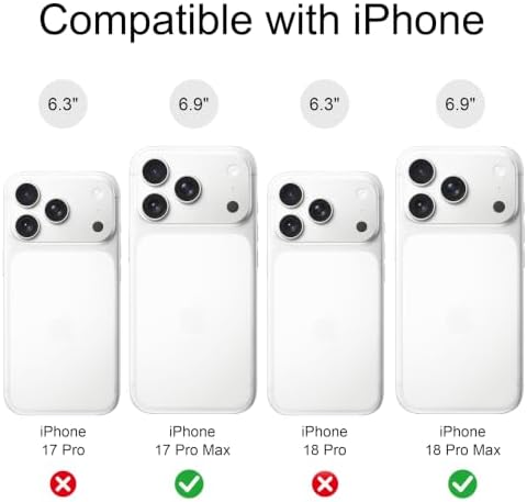 for iPhone 18 Pro Max Case, Magnetic Matte Frosted Dual-Layer Striped Phone Case for Women, Retro Aesthetic Cover Compatible with MagSafe Accessories - Rose Cocoa - Image 3
