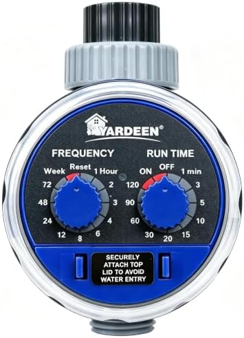 Water Timer Electronic Hose Sprinkler Garden Irrigation Controller by Yardeen