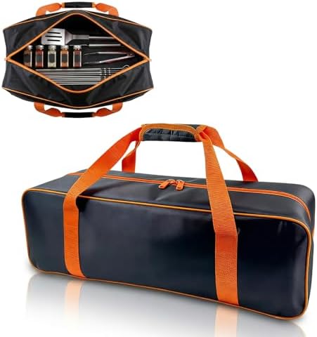 Grill Tool Storage Barbecue Utensil Box, 24" x 8" x 8" BBQ Accessory Bag by Unknown