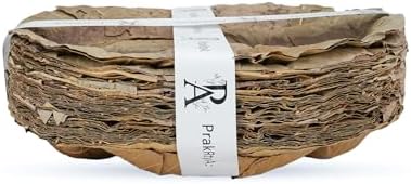 Siali Leaf Disposable Party Plates | Eco-Friendly Bio-Degradable Compostable Natural Plates | Theme Party, Wedding, Dinner (Brown, 12 Inche) - Image 3