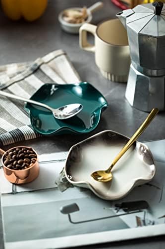 Miamolo Spoon Rest for Stove Top Cute Coffee Spoon Holder with Ruffled Edge - Image 5