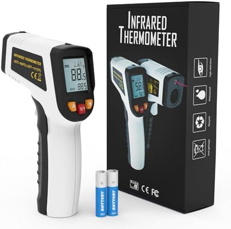 KNINE OUTDOORS Infrared Thermometer Gun, -58℉ to 1112℉ by KnineOutdoors