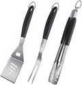 HAUSHOF Large Grill Accessories Heavy Duty BBQ Set Gifts for Men/Women - Premium Stainless Steel Spatula, Fork & Tongs, Barbecue Utensils Tool Kit Gift for Grilling Lover Outdoor by HAUSHOF