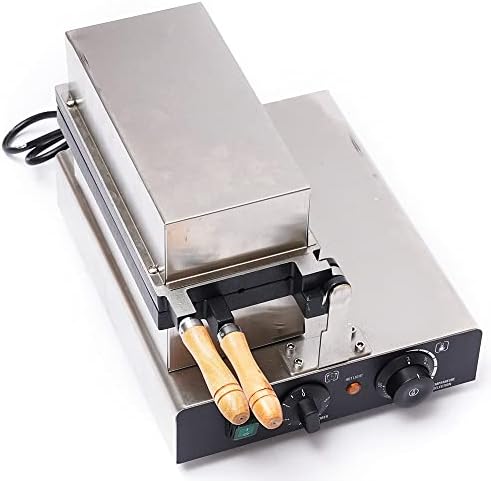 3-Grid Commercial Waffle Maker, 1500W Electric Mini Egg-Shaped Waffle Machine, Stainless Steel Waffle Iron Baker with Non-Stick Coating, 122-572℉ Temperature Adjustable - Image 6