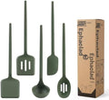 Silicone Kitchen Cooking Utensils Set – 5Pcs Extra Long & Thick Heat Resistant Kitchen Gadgets, BPA Free Non-Stick Cook Tools for Food Prep, Frying, Serving and Basting by Ephaclad