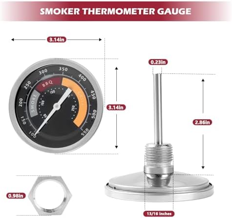 3695528R06 Grill Thermometer Fit for Oklahoma Joe's Smoker - Image 2