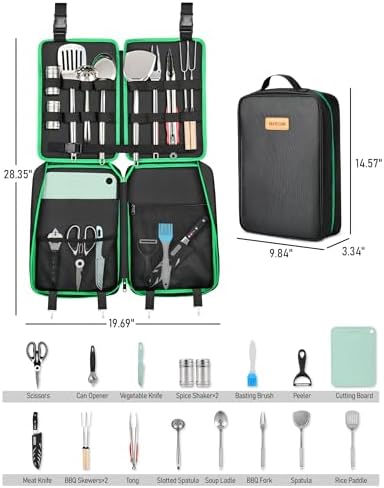 FANGSUN Camping Cooking Set, Portable Camping Utensil Set - Image 2