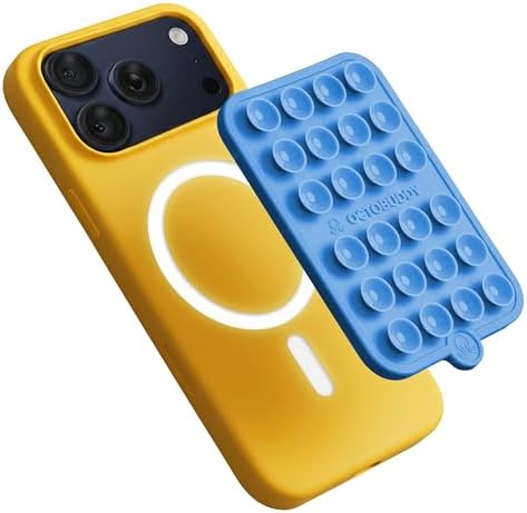 OCTOBUDDY Magnet - Dual Magnetic & Suction Phone Mount - Baby Blue Jay by OCTOBUDDY
