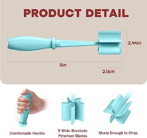 2Pack Meat Chopper Upgrade Hamburger Smasher, Masher for Ground Beef - Image 2