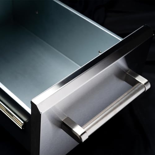 SPIRE Vertical Built-in Triple Drawers, Stainless Steel, Universal Mount - Image 5