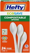 Hefty ECOSAVE Compostable Spoons, 24ct by Hefty