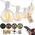 Outdoor-String-Lights with Remote 30FT Waterproof lights for Outside Patio by Lifeisgood